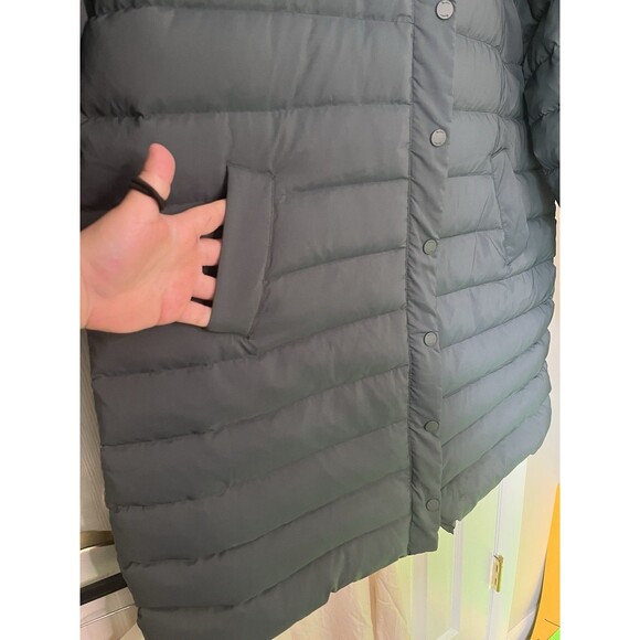 Boden Down Puffer Jacket In Green Women Size 18 - Picture 4 of 11